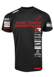 148-2 SPEEDTUNED BLACK T-SHIRT (CREW)