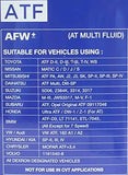 AISIN FULLY SYNTHETIC ATF (AFW+) TRANSMISSION FLUID