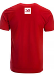 901-1 VR WHITE RED T-SHIRT