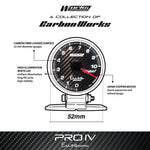 WORKS PRO IV 52MM EURO SERIES (3 BAR) BOOST GAUGE