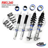 HWL PERFORMANCE SUSPENSION FOR NISSAN GRAND LIVINA (L10) '07-'13