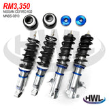 HWL PERFORMANCE SUSPENSION FOR NISSAN CEFIRO (A32) '94-'98
