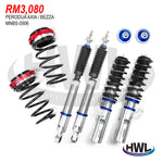 HWL PERFORMANCE SUSPENSION FOR PERODUA AXIA / BEZZA