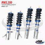 HWL PERFORMANCE SUSPENSION FOR TOYOTA COROLLA 91-98 AE101