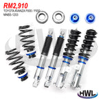 HWL PERFORMANCE SUSPENSION FOR TOYOTA AVANZA 03~ F600 / F650