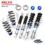 HWL PERFORMANCE SUSPENSION FOR TOYOTA AVANZA 03~ F600 / F650