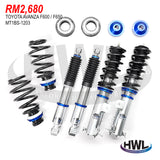 HWL PERFORMANCE SUSPENSION FOR TOYOTA AVANZA 03~ F600 / F650