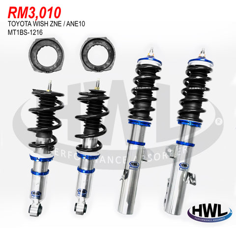 HWL PERFORMANCE SUSPENSION FOR TOYOTA WISH 03-10 ZNE / ANE10