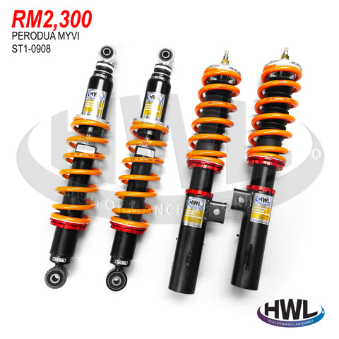 HWL PERFORMANCE SUSPENSION FOR PERODUA MYVI 18~