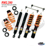 HWL PERFORMANCE SUSPENSION FOR TOYOTA VIOS / YARIS (LR) 07-13 / 08-13 NCP93 / XP90