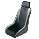 OMP CLASSIC - VINTAGE CAR SEAT IN BLACK VELOUR AND VINYL