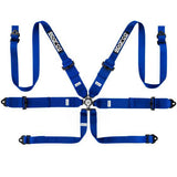 SPARCO PRO RACER 6 POINT STEEL RACE FHR HARNESS