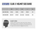 SPARCO CLUB J-1 OPENFACE HELMET